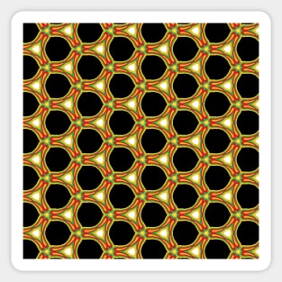 African Patterns with African Colors Sticker